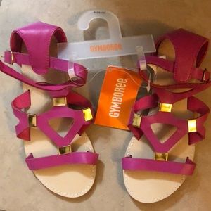 Girl pink sandals